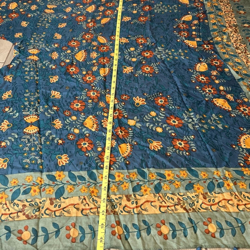 Natural Life Blue Floral Kimono NEW - Picture 7 of 13